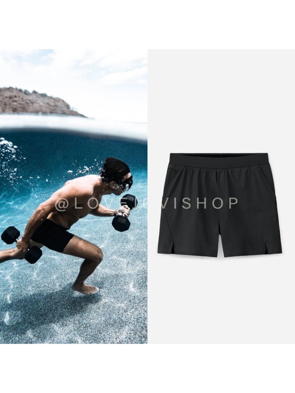 Mens | Ten Thousand Set Short Black 6.5 Inseam Lined Hybrid Training Short S